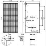 پنل خورشیدی 450 وات مونوکریستال Half Cell Perc برند AE SOLAR - Image 2