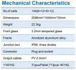 پنل خورشیدی 450 وات مونوکریستال Half Cell Perc برند Polycrown - Image 3