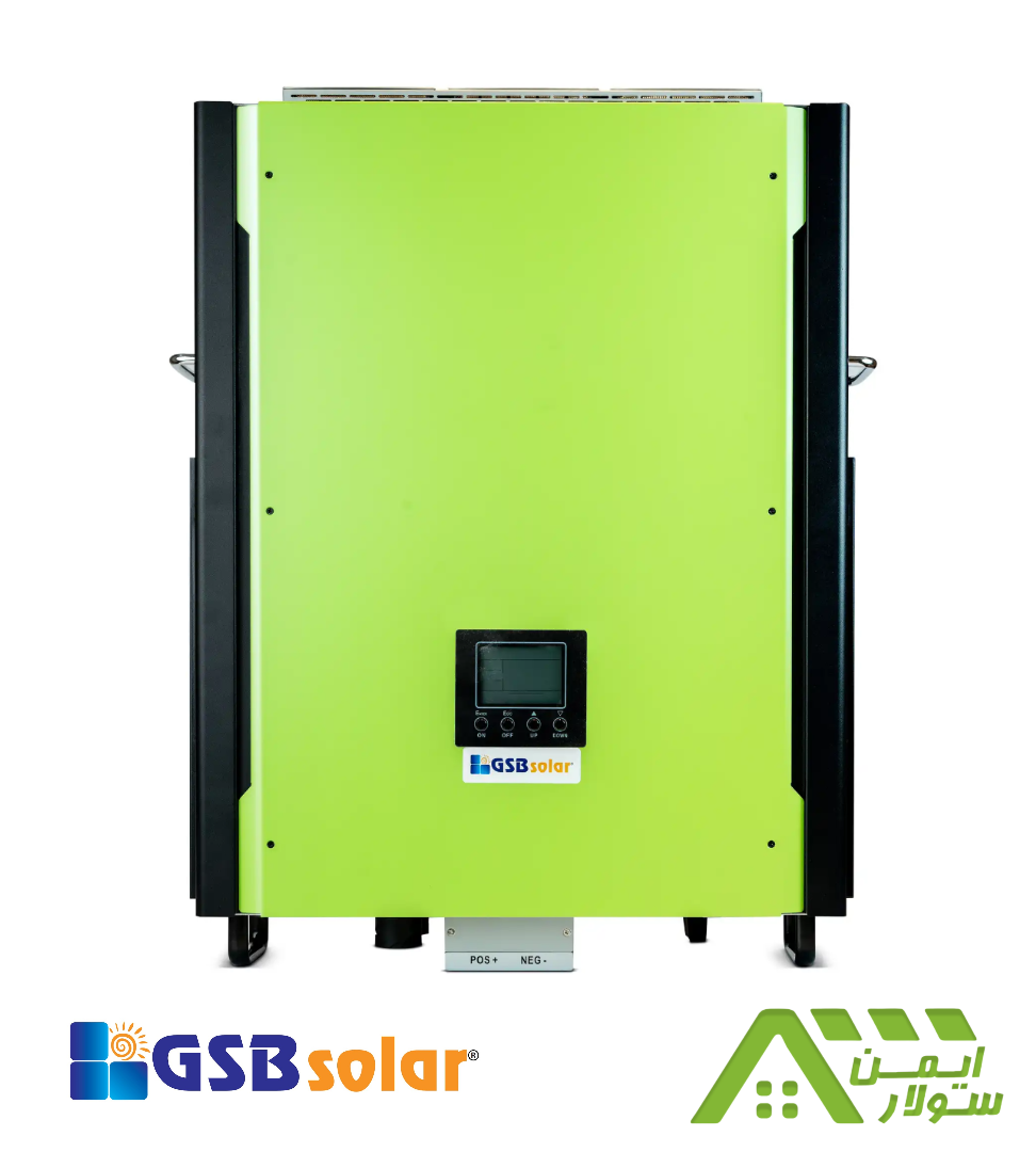 Hybrid-Solar-Inverter-15kw-48hy-3p-Face اینورتر هیبرید 15 کیلووات، 3 فاز، 48 ولت، 300 آمپر MPPT برند GSB Solar مدل GSB48 HY 3P 15KW - Image 1