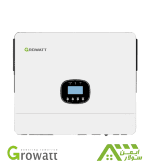 اینورتر هیبریدی خورشیدی 12 کیلووات LV تک فاز گرووات GROWATT مدل SPE12000 ES
