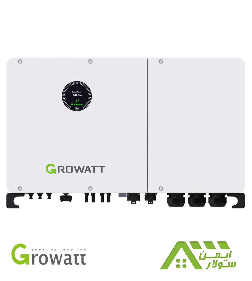 WIT 30 K Face اینورتر هیبریدی خورشیدی 30 کیلووات 3 فاز HV گرووات GROWATT مدل WIT 30K-XHU - Image 1