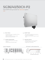 اینورتر متصل به شبکه 40 کیلووات سه فاز SUNGROW مدل SG40CX-P2 - Image 3
