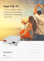 باتری لیتیومی 100 آمپر ساعت 51.2 ولت برند GROWATT مدل Hope 5.5L-A1 - Image 4