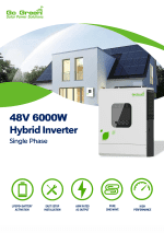 سانورتر 6 کیلووات، 48 ولت، 120 آمپر MPPT برند Go Green مدل GGIV 6000 PRO - Image 2