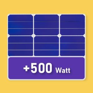 پنل خورشیدی بالای 500 وات