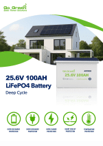 باتری لیتیومی 100 آمپر ساعت 25.6 ولت برند Go Green مدل GGESS/25.6V-100A - Image 2