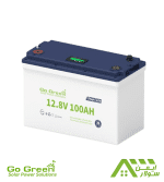 باتری لیتیومی 100 آمپر ساعت 12.8 ولت برند Go Green مدل GGESS/12.8V-100A