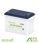 باتری لیتیومی 100 آمپر ساعت 25.6 ولت برند Go Green مدل GGESS/25.6V-100A
