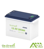 باتری لیتیومی 200 آمپر ساعت 12.8 ولت برند Go Green مدل GGESS/12.8V-200A