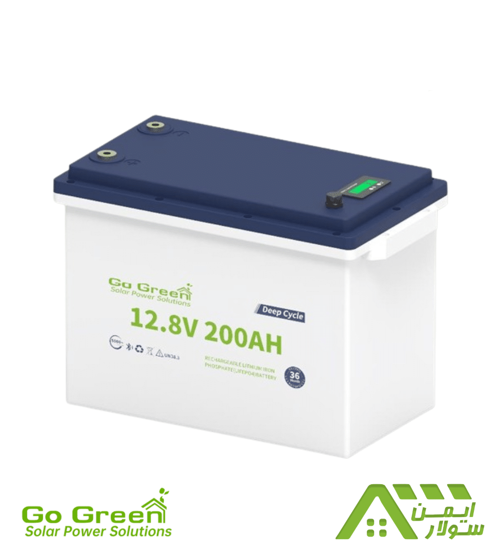 GGESS__12.8V-200AH باتری لیتیومی 200 آمپر ساعت 12.8 ولت برند Go Green مدل GGESS/12.8V-200A - Image 1