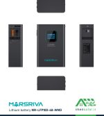 باتری لیتیومی 102 آمپر 51.2 ولت MARSRIVA مدل MR-LFP48-100-WMD تمام زوایا