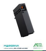 باتری لیتیومی 102 آمپر 51.2 ولت MARSRIVA مدل MR-LFP48-100-WMD نمای پشت