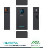 باتری لیتیومی 280 آمپر 51.2 ولت MARSRIVA مدل MR-LFP48-280-WMD تمام زوایا