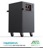 باتری لیتیومی 350 آمپر 51.2 ولت MARSRIVA مدل MR-LFP48-350-FSD نمای پشت