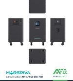 باتری لیتیومی 350 آمپر 51.2 ولت MARSRIVA مدل MR-LFP48-350-FSD تمام زوایا