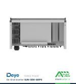 نمای از پشت دستگاه اینورتر آنگرید DeYe مدل SUN-125K-G01P3