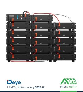 باتری لیتیومی ولتاژ بالا (HV) 100 آمپرساعت 51.2 ولت DeYe مدل BOS-W