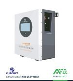 باتری لیتیومی 100 آمپر ساعت 25.6 ولت برند EURONET مدل NEO 25.6V 100AH