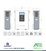 قیمت و خرید باتری لیتیومی 100 آمپر ساعت 51.2 ولت برند EURONET مدل NEO 51.2V 100AH