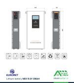 قیمت و خرید باتری لیتیومی 200 آمپر ساعت 51.2 ولت EURONET مدل NEO 51.2V 200AH