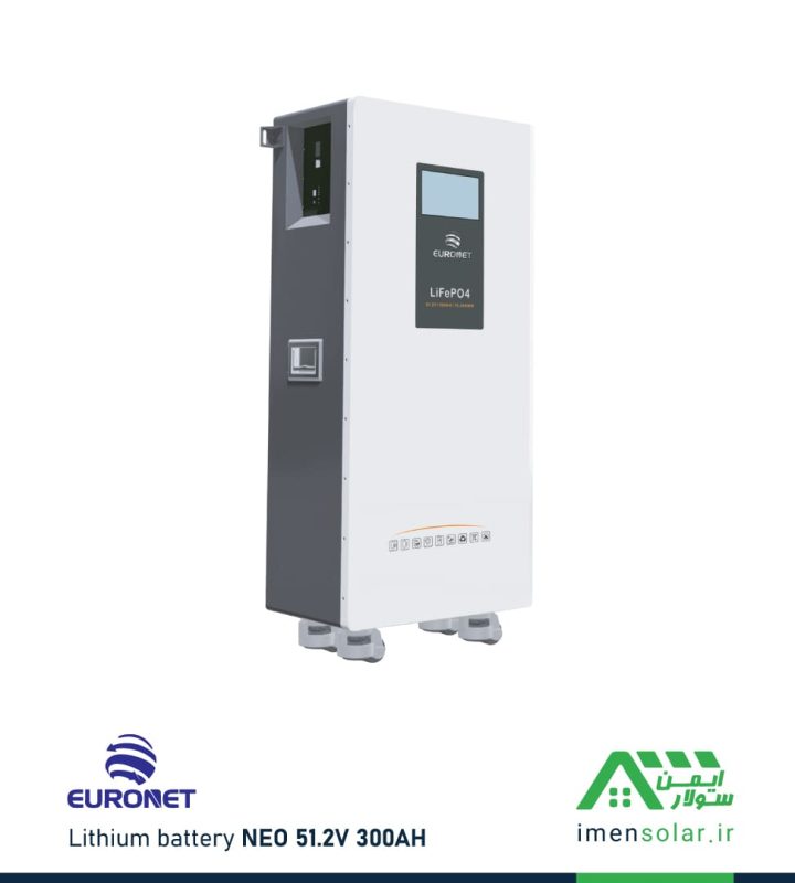 باتری لیتیومی 300 آمپر ساعت 51.2 ولت یورونت EURONET مدل NEO 51.2V 300AH