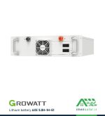باتری لیتیومی ESS ولتاژ بالا (HV) 100 آمپرساعت 51.2 ولت گرووات GROWATT مدل AXE 5.0H-1H-E1