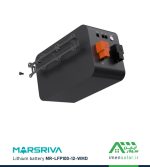 نمای پشت باتری لیتیومی MARSRIVA مدل MR-LFP12-100-WMD