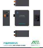 باتری لیتیومی خورشیدی 204 آمپر ساعت 12.8 ولت مارس‌ریوا MARSRIVA