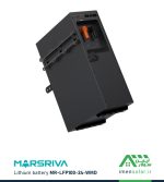 نمای پشت باتری لیتیومی 102 آمپر ساعت 25.6 ولت مارس ریوا MARSRIVA مدل MR-LFP24-100-WMD