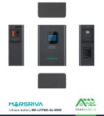 باتری لیتیومی خورشیدی 102 آمپر ساعت 25.6 ولت مارس ریوا MARSRIVA