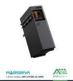نمای پشت باتری لیتیومی 204 آمپر ساعت 25.6 ولت برند مارس ریوا MARSRIVA مدل MR-LFP24-200-WMD