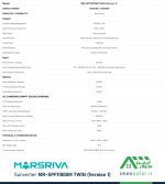 مشخصات فنی سانورتر 11 کیلووات، 48 ولت، 150 آمپر MPPT برند MARSRIVA مدل MR-SPF11000M TWIN (Version 1)