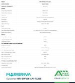 مشخصات فنی سانورتر 12 کیلووات، 48 ولت، 200 آمپر MPPT برند MARSRIVA مدل MR-SPF12K-LP1-TL20E