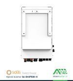 نمای پشت اینورتر هیبریدی خورشیدی 50 کیلووات سه فاز برند سولیس Solis مدل S6-EH3P50K-H