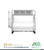 نمای پشت اینورتر متصل به شبکه (آنگرید) 150 کیلووات سه فاز SOLIS مدل S6-GC3P150K07-NV-ND