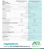 مشخصات فنی اینورتر مارس ریوا MARSRIVA مدل MR-SPF11000M TWIN (Version 2)
