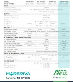 مشخصات فنی سانورتر مارس ریوا MARSRIVA مدل MR-SPF3000