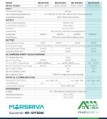 مشخصات فنی اینورتر مارس ریوا MARSRIVA مدل MR-SPF5000