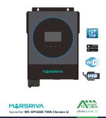 سانورتر 6 کیلووات، 48 ولت، 120 آمپر MPPT مارس ریوا MARSRIVA مدل MR-SPF6000 TWIN (Version 4)