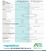 مشخصات فنی سانورتر مارس ریوا MARSRIVA مدل MR-SPF8000M TWIN (Version 2)