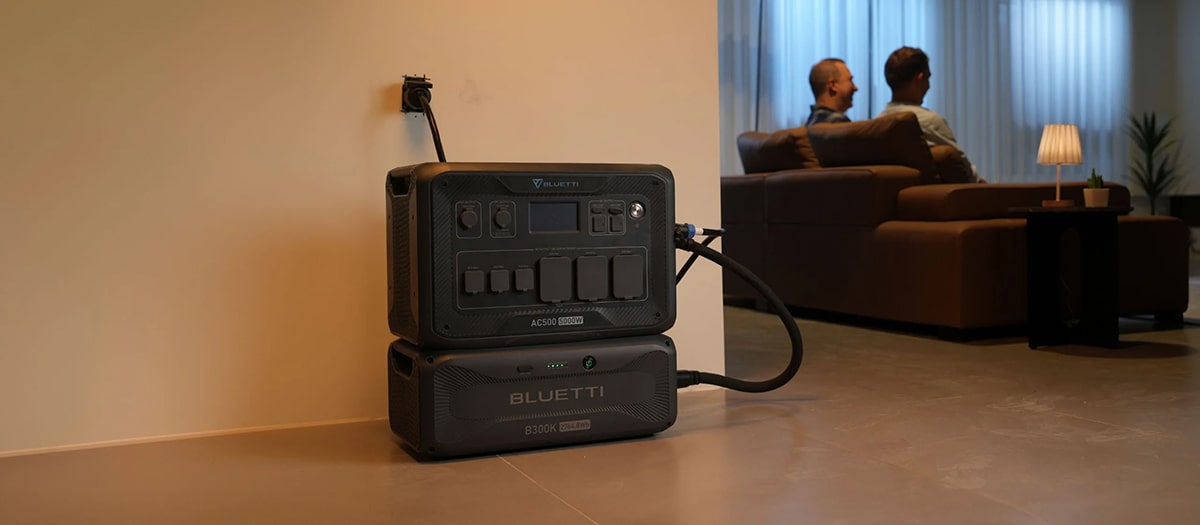 تامین برق خانه با پاور استیشن AC500 (5000W) بلوتی BLUETTI
