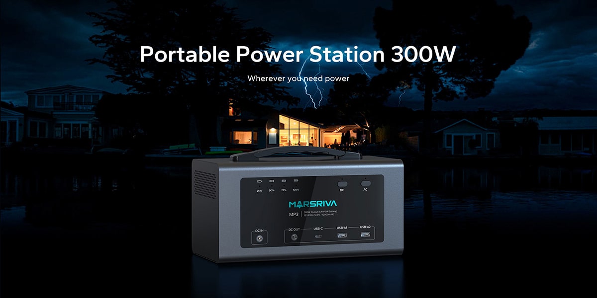 پاور استیشن قابل حمل 300W وات