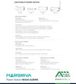 پاور استیشن قابل حمل 4400W برند MARSRIVA