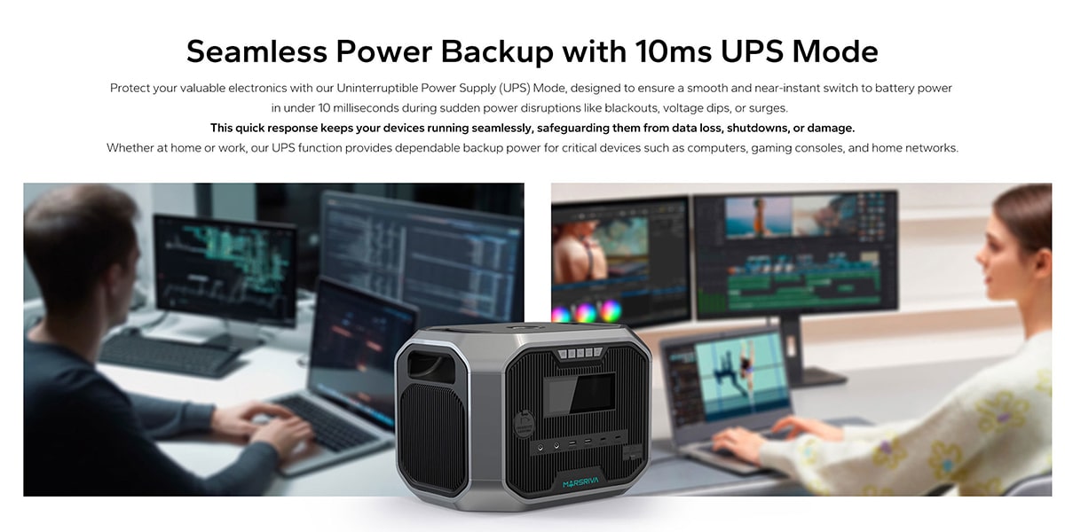 برق اضطراری با عملکرد UPS