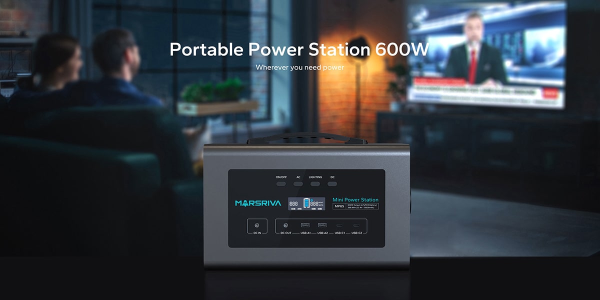 پاور استیشن قابل حمل 600W وات