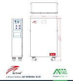 قیمت و خرید باتری لیتیومی ریتار Ritar مدل GE-W10KWH-51.2V