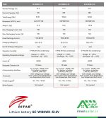 مشخصات فنی باتری لیتیومی ریتار Ritar مدل GE-W10KWH-51.2V