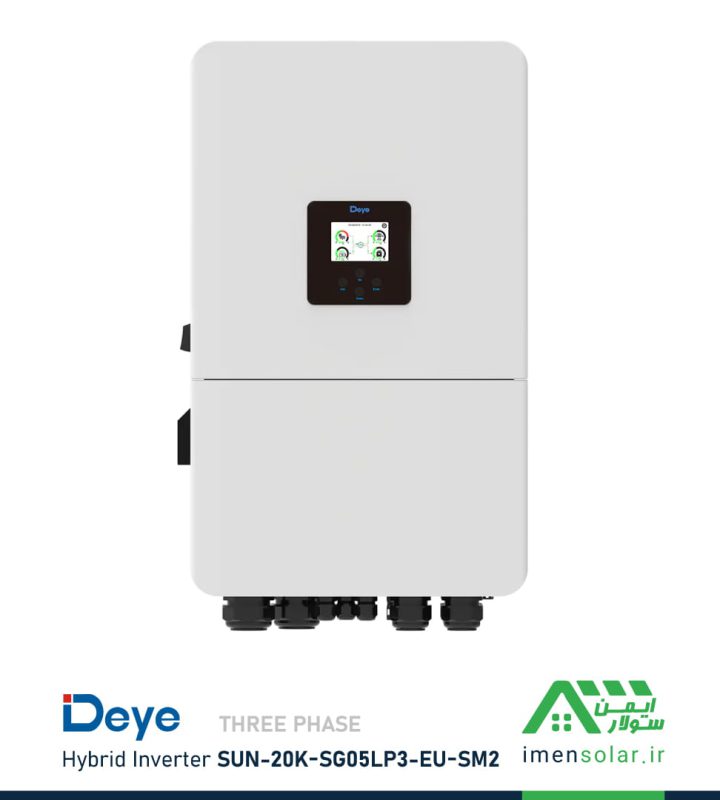 اینورتر هیبریدی 20 کیلووات سه فاز DeYe مدل SUN-20K-SG05LP3-EU-SM2