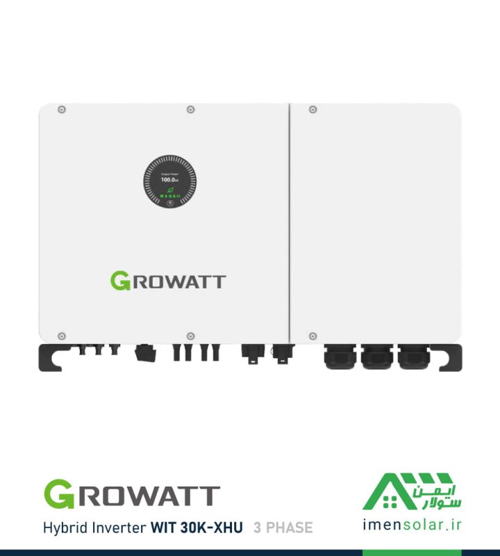 اینورتر هیبریدی 30 کیلووات WIT 30K-XHU گرووات GROWATT